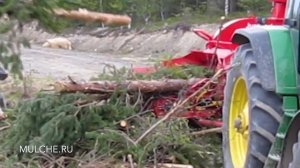 Мощный веткоимельчитель JUNKKARI HJ500. Измельчитель веток. Дробилка веток. Рубительная машина.