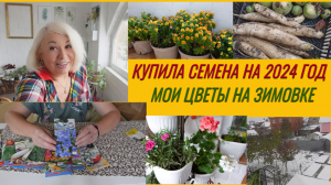 ВЛОГ/Собрала последний урожай/Купила семена на 2024 год/Мои цветы на зимовке
