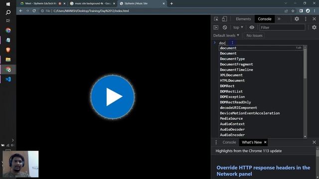 Website Development Free Training Day 12 || JavaScript Project || Music Site || Slytherin EduTech