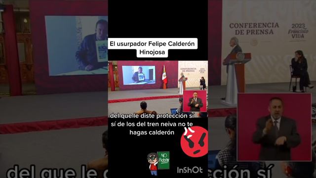 FELIPE CALDERON Usurpador ,ladrón ,genocida aliado de Fox y de la mafia del poder