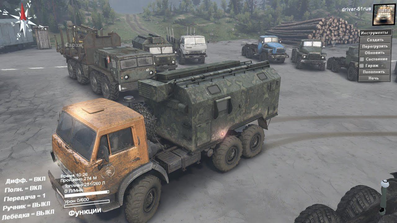 SpinTires 12.10.2015 (Обновление12.10.2015)