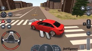 DRIVING SCHOOL SIM 2016 | AUDI A4 CAR SIMULATOR #25 | NEW SIMULATOR GAMES 2021 | JUTT42 GAMERZ