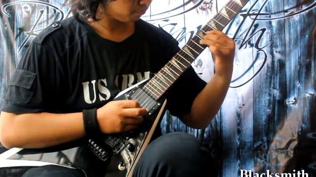 Rio test custom Flying V built by blacksmith guitars.wmv смотреть онлайн