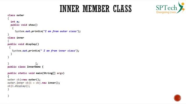Inner classes in Java смотреть онлайн