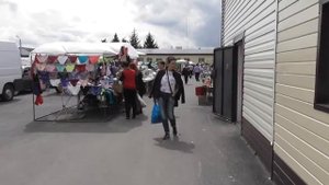 Центральный рынок в Тербунах Липецкой области