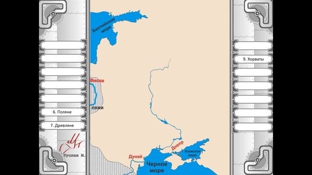 Расселение восточных славян