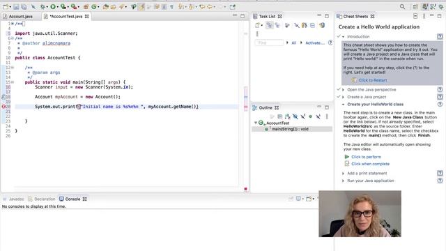 7) Java Instance variables, set and get methods | Java with Ali
