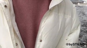 Длинный пуховик