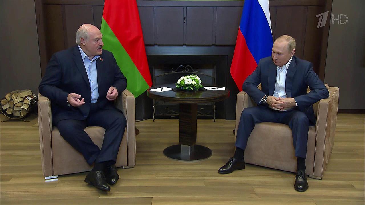 Владимир Путин провел переговоры с президентом Белоруссии Александром Лукашенко