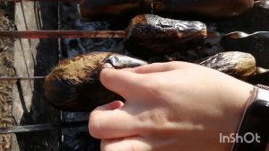 Баклажаны на мангале со сливочным маслом. С днем автомобилиста!