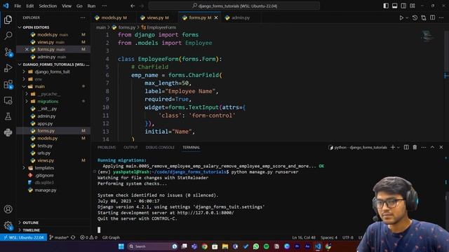 Django Forms: DateTimeField