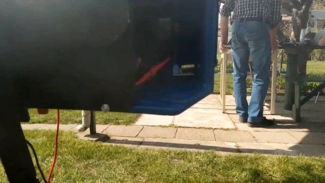 Мангал с электроприводом 11 шампуров, мотор от стеклоочистителя (šašlykinė su elektros pavara)