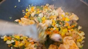 Обед для диабетиков. Булгур с овощами и мясом.