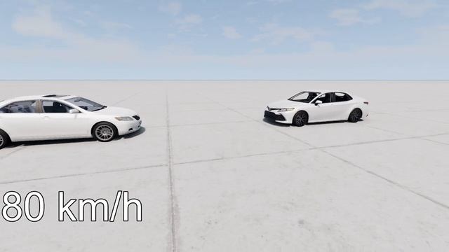 TOYOTA CAMRY V40 VS V70! 150 Km/H CRASH TEST! - BeamNg Drive смотреть онлайн
