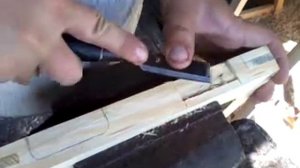 Навешиваем форточку