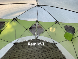 магазин RemixVL: Огромная Палатка TH- 1636A Куб 360х320х220см утепленная зимняя 3-х слойная 6 граней