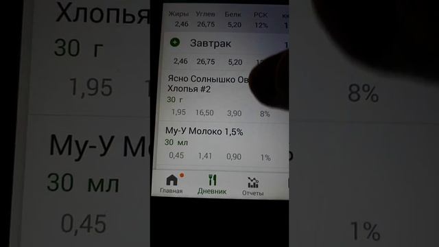 Как правильно вносить потребляемые продукты в программу Fatsecret. И смотреть калораж.