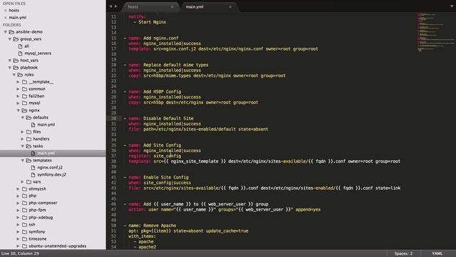 [Ansible Tutorial] - Ansible Symfony and nginx смотреть онлайн