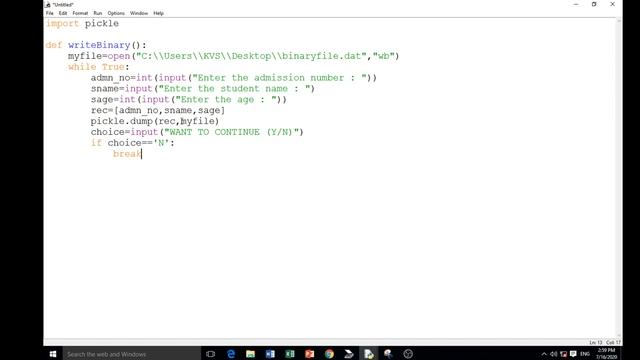 CS WITH NS || READING AND WRITING BINARY FILES IN PYTHON RECORD BY RECORD || CLASS 12 PYTHON CBSE