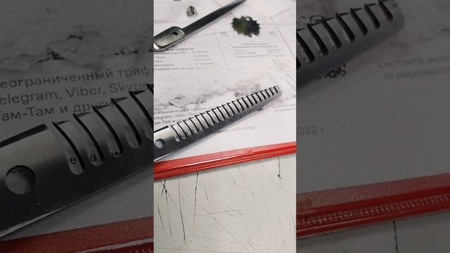 Грумерские ножницы Petrik со сталью VG-10 , после заточки смотреть онлайн