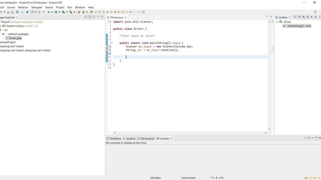 8.2-  User Console input in Java | Scanner Object in Java | Java Full Course