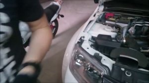 Продувка воздушного фильтра двигателя.VLGavto