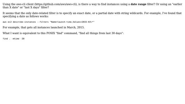 DevOps & SysAdmins: aws-cli describe-instances, find by date range (2 Solutions!!) смотреть онлайн