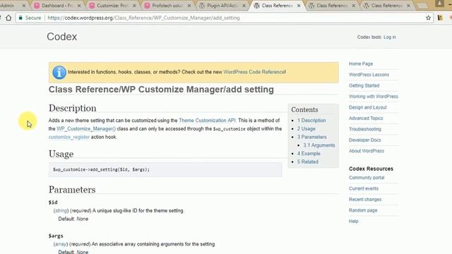 Wordpress Theme Options Development (Part 6) Theme Customization settings Tool Setup in Wordpress