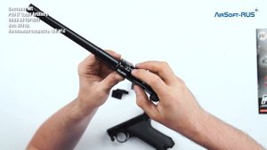 Пистолет WE P08 6 Luger Artillery GGBB BK GP402