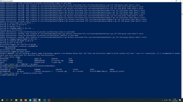 Docker (урок 2, добавление слоев к скаченному образу)