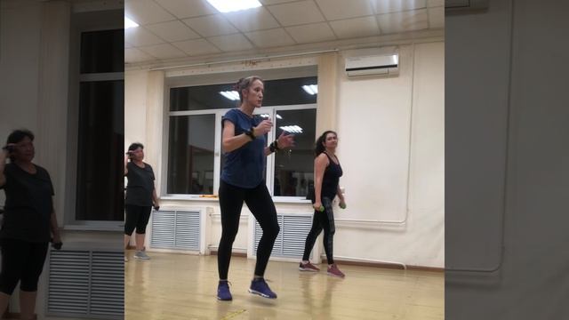 Тренировка аэробика + сила!