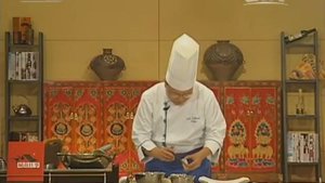 #Китайскаякухня  Жареный корень лотоса с мясным фаршем