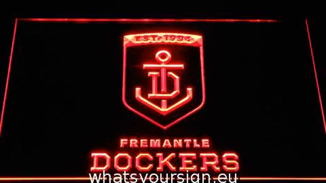 Fremantle Dockers LED Neon Sign смотреть онлайн