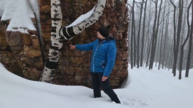 Путешествие в Уральские горы - Юрма. Южный Урал. Катаемся на снегоходе Stels Ермак смотреть онлайн