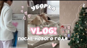 генеральная уборка в квартире после новогодних праздников / влог