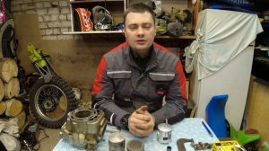 Поршень и шатун от KX250 ставим на KAWASAKI KDX250SR.