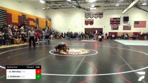 Jenna Anderson vs Ariah Mervilus - 2023 VHSL Girls Wrestling State Championship, 112 lbs. - Round 3