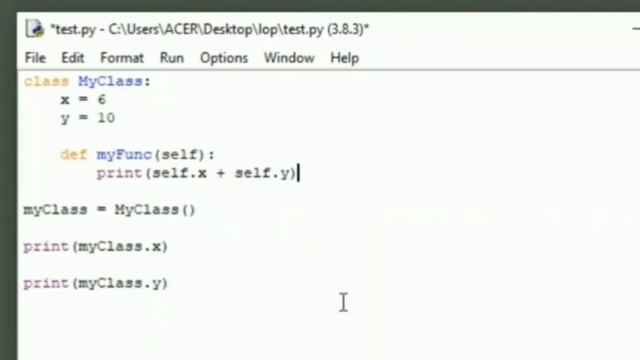 Python Tutorial 16 -  Python Class