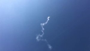 Запуск модели ракеты "Союз"