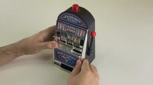 Видео обзор: Копилка однорукий бандит "Лас-Вегас"