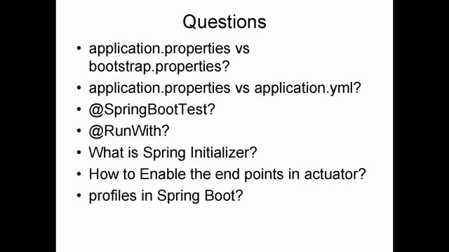 Top Spring Boot Interview Questions | Spring Boot