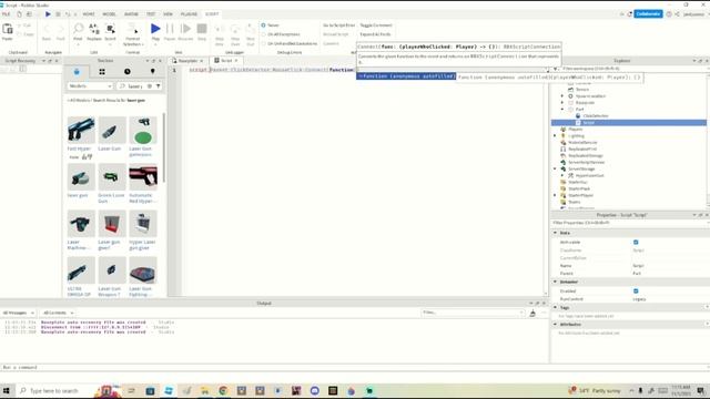 How to Code Tool Giver Click Part in ROBLOX! смотреть онлайн