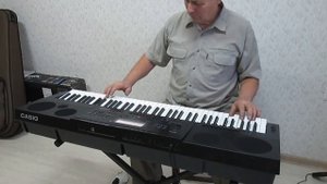 Мой досуг.Знакомая мелодия на синтезаторе Casio WK-7600.