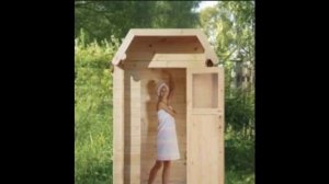 Каким построить летний душ для дачи