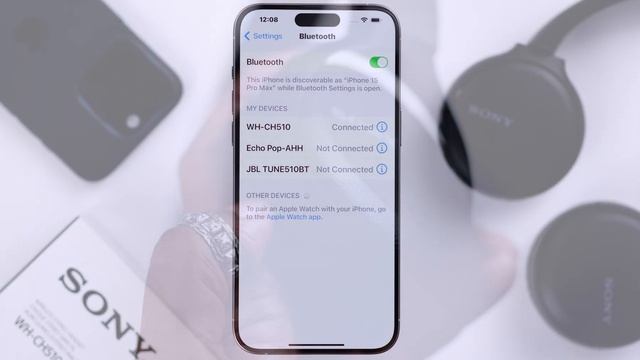 Sony WH-CH510 Headphone: How to Enter Pairing Mode to Connect iPhone! смотреть онлайн