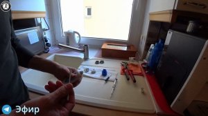 Капает вода из крана. Ремонт картреджа в кране на кухне
