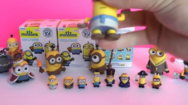 Minions Funko Mystery Minis Unboxing Part Two Exclusive Minion Movie toys смотреть онлайн