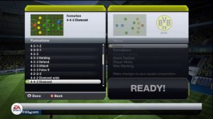 FIFA 13 - FORMATIONS SETTINGS