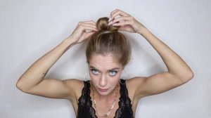 КАК СДЕЛАТЬ КРАСИВЫЙ ОБЪЕМНЫЙ ПУЧОК ВМЕСТО ОБЫЧНОЙ ГУЛЬКИ? | 3 MINUTE EASY VOLUME UPDO HAIRSTYLE