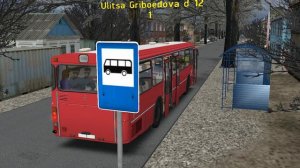 Omsi 2 Обзор На Карту Русския Глубинка 1.7 Бета Маршрут 1 На Автобусе Mercedes-Benz O307 Rollband